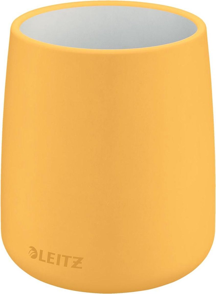 Comodo portapenne in ceramica Leitz - giallo caldo