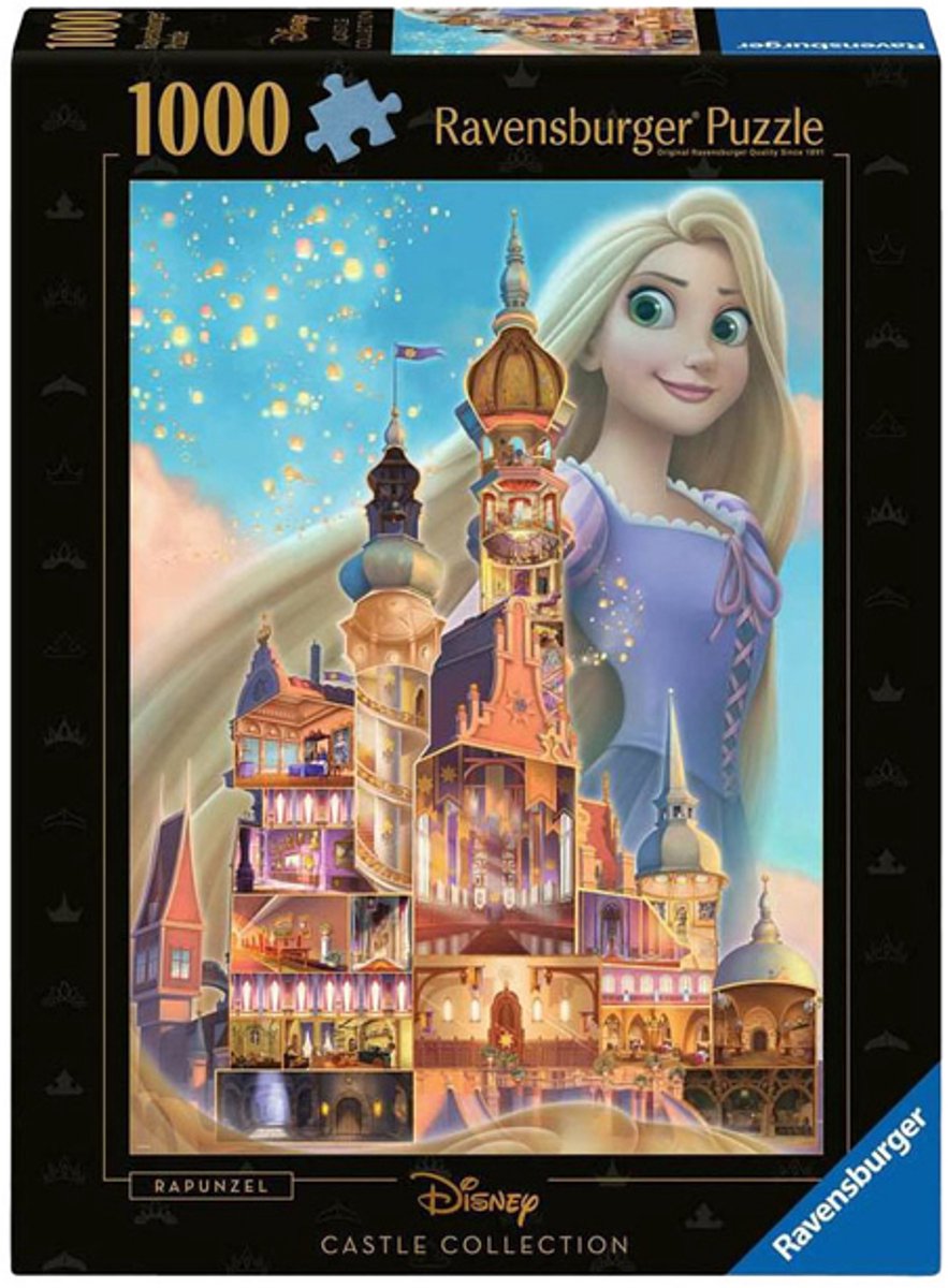 Ravensburger jigsaw puzzle Castles Rapunzel, 1000st.