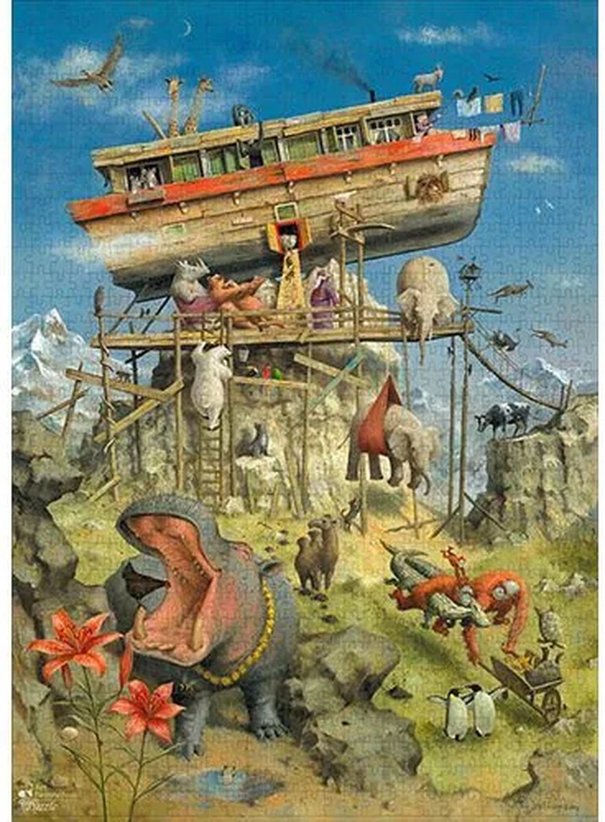Marius van dokkum rompecabezas Arca de Noé - (1000 piezas)