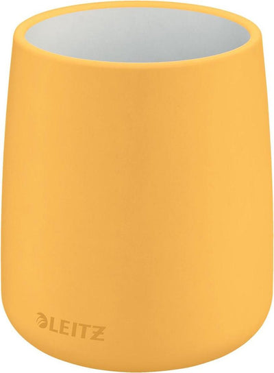 Comodo portapenne in ceramica Leitz - giallo caldo