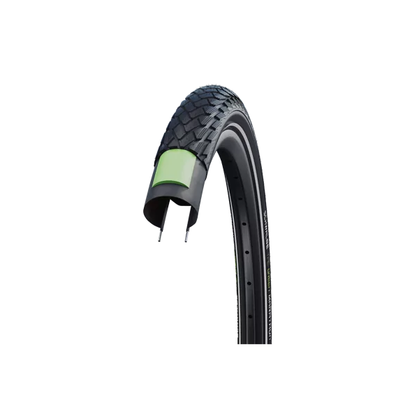 Schwalbe Tire Green Marathon Green Guard 28x1.50 (40-622) Nero