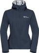 Jack wolfskin Bornberg Hoody W Giacca da esterno da donna - Midnight Sky Grey