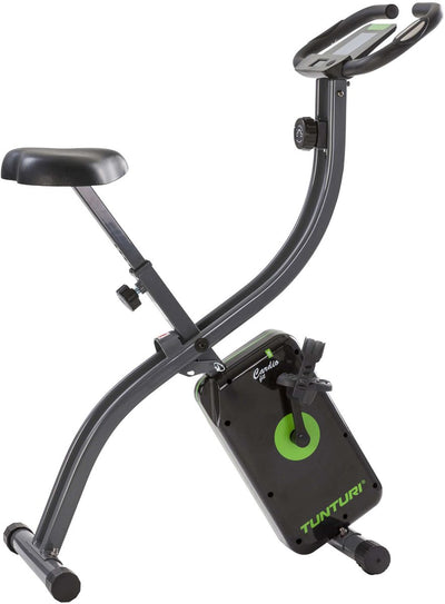 Tunturi cardio fit b20 x-bike - cyclette - cyclette - trainer per bicicletta - pieghevole - regolabile - 8 livelli di resistenza