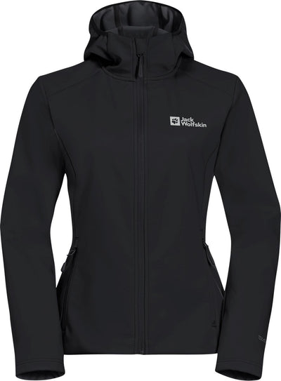 Jack wolfskin bornberg hoody w women's outdoor jacket-black