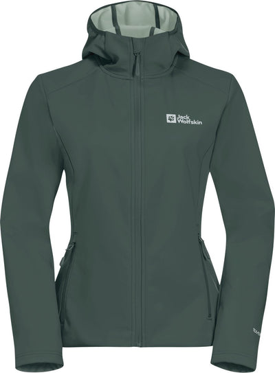 Jack wolfskin Bornberg Hoody W Giacca da esterno da donna - Sago Palm