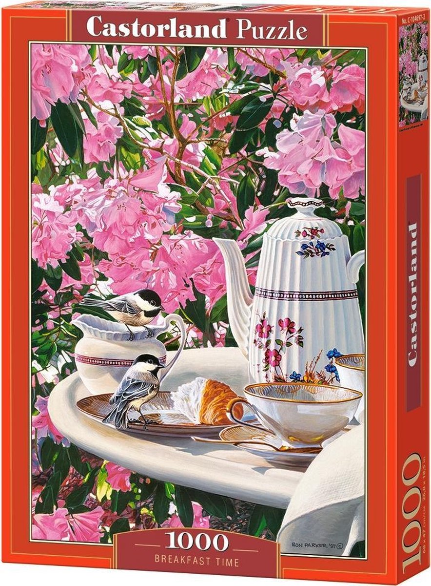 Castorland breakfast time – puzzel – 1.000 stukjes – satijnen afwerking – perfecte pasvorm – europese kwaliteit