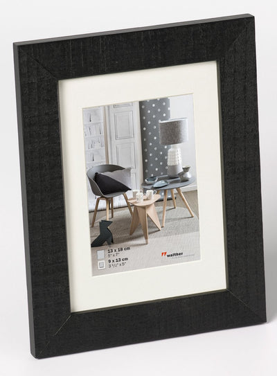 Walther home - marco de madera - tamaño foto 13x18 cm - negro