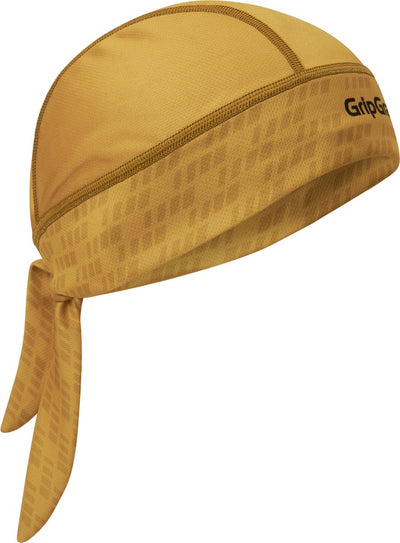 Gripgrab - bandana estiva per bicicletta, protezione dal sudore, protezione dai raggi UV, berretto da ciclismo - giallo senape - unisex - taglia unica