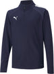Puma teamliga 1 4 zip top jr unisex sporttop - navy- white
