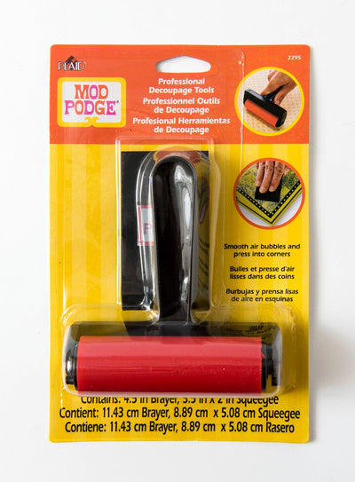 Set di strumenti professionali per levigare il decoupage Mod Podge: brayer e spatola