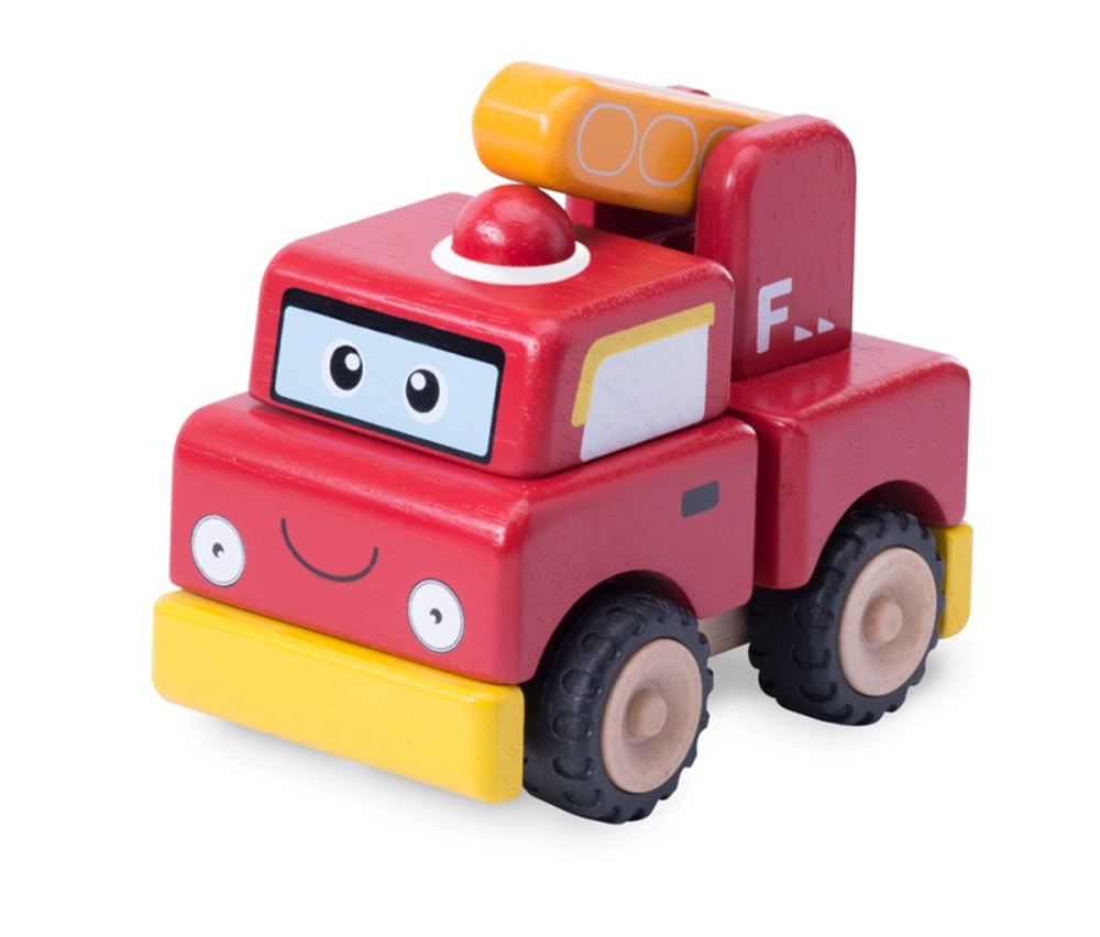 Wonderworld construye un camión de bomberos. +1