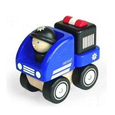 Pintoy Ptintoy P10507 Mini Policía de madera