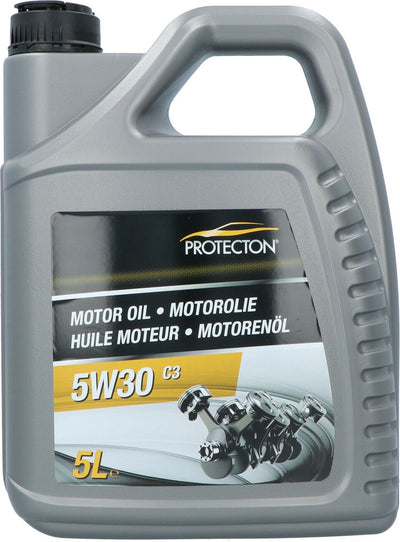 Protecton motor oil 5w-30 c3 - synthetic - for petrol, LPG and diesel engines - mid-saps fuel saving - specially developed for pump injector diesel engines - reduced formation of combustion residues - 5 liters