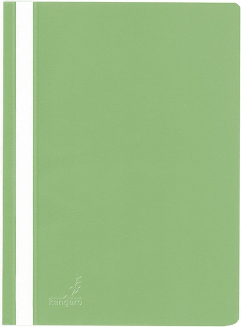 Carpeta de fijación rápida Kangaro - a4 - pp - verde - encogimiento de 25 piezas - k-22037