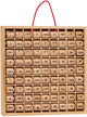 Tabla de multiplicación de madera de pie pequeña 1x1