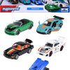 Juego Majorette Porsche, 5 piezas.