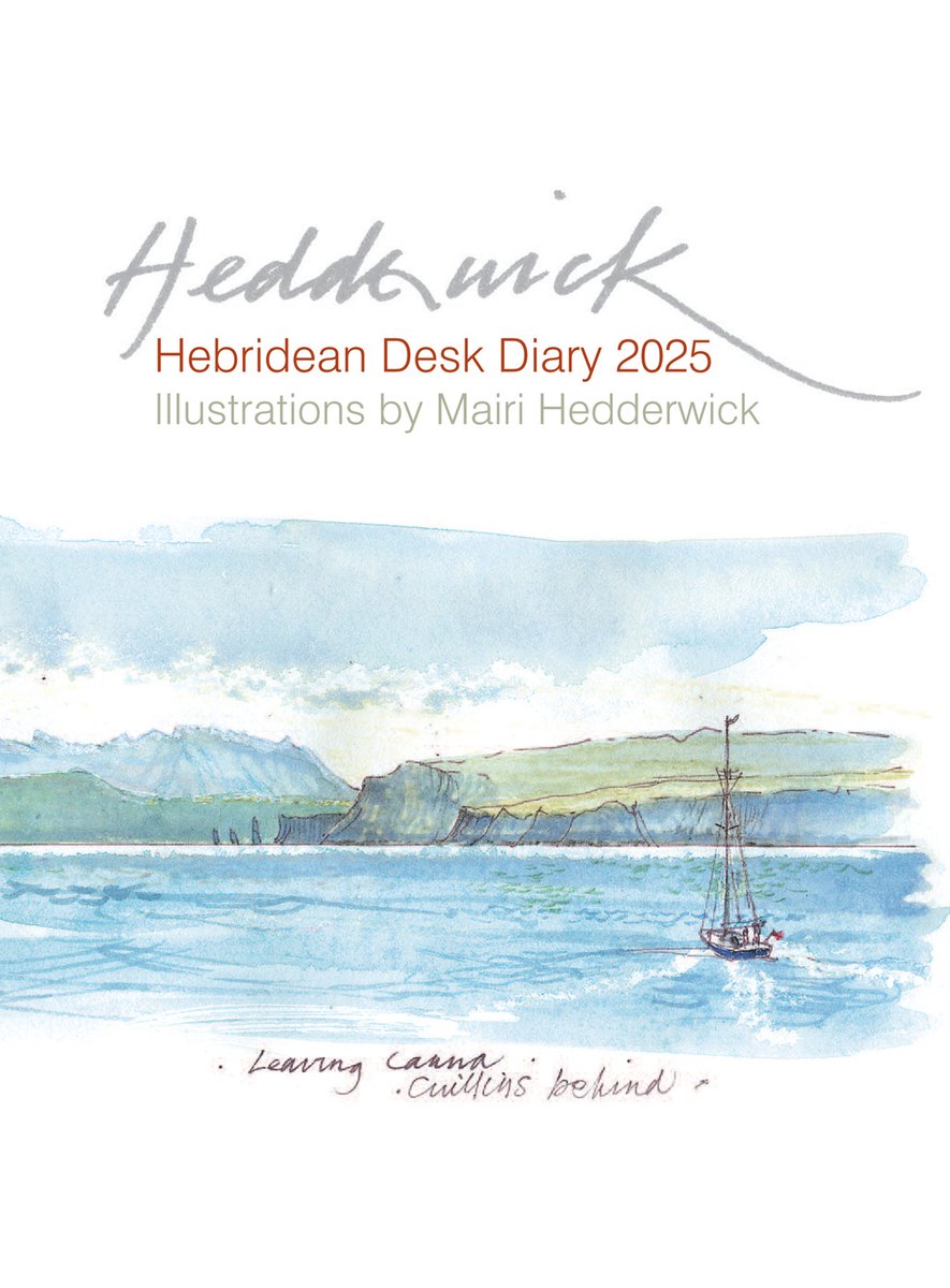 Hedderwick hebridean desk diary 2025
