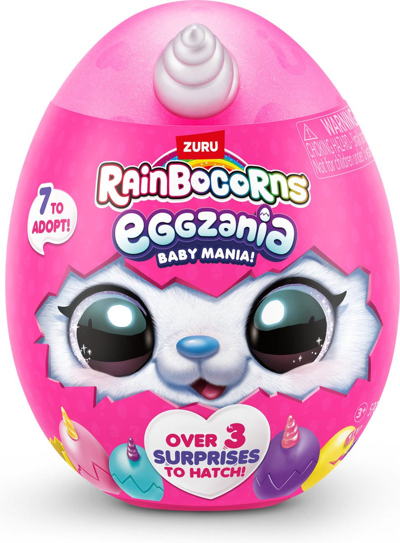 Rainbocorns eggzania, dierenknuffels, 3 jaar