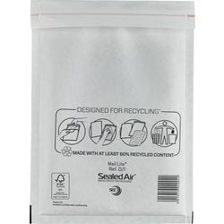 Sobres burbuja mail lite 1 260x180mm blanco autoadhesivo