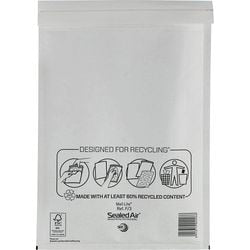 Luchtkussen-enveloppen sealed air wit 50 stuks