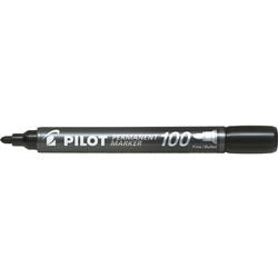 Rotulador permanente piloto 100 1mm punta redonda negro