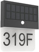 Aplique solar para exterior Eglo conettimara - sensor - recargable - LED - 23 cm - negro color leche