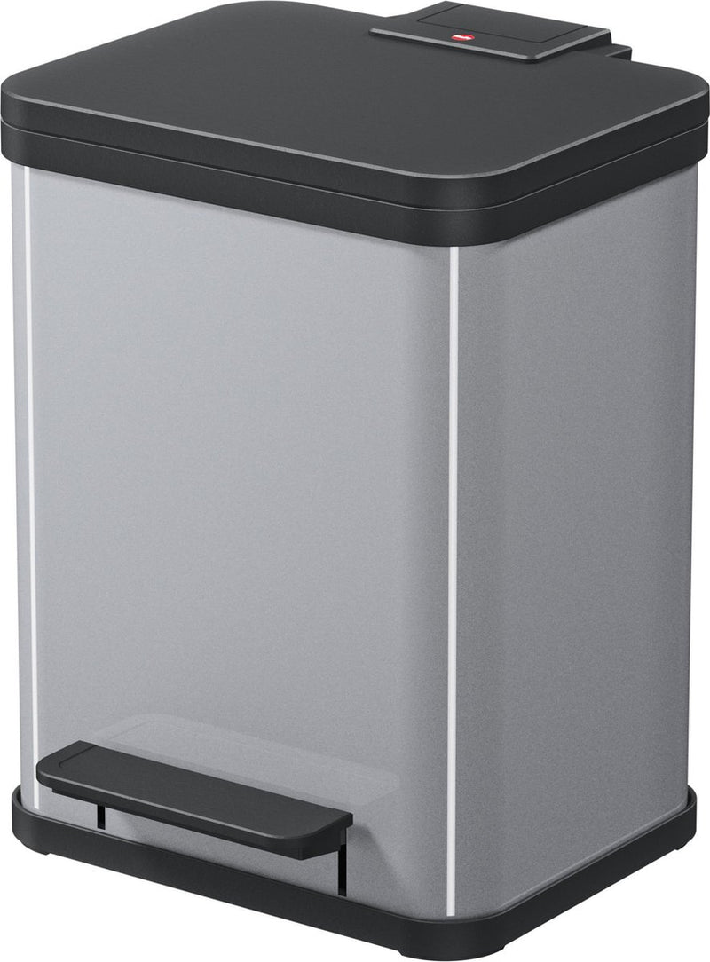 Hailo Hailo Oko Duo Plus M Pedal Bucket 2x9l Silver Black