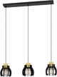 Eglo stillington 1 hanglamp - e27 - 88 cm - zwart|bruin - hout|staal