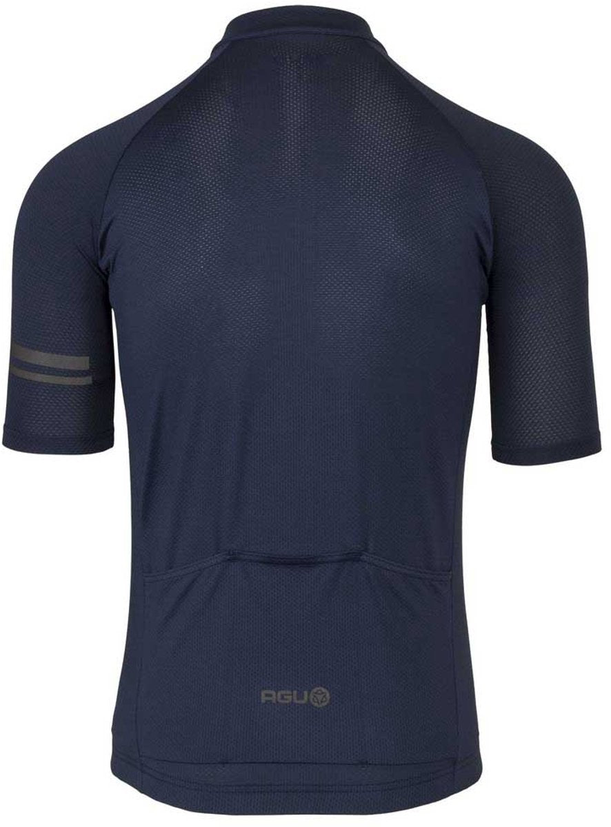 Agu essential fietsshirt heren - korte mouwen - deep blue - maat l