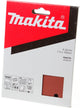 Makita p-33124 schuurvel red - vlak schuurvel - delta schuurvel - velcro - klittenband - k120 - 114 x 102mm (10stuks)