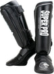 Super pro combat gear scheenbeschermer protector zwart wit medium