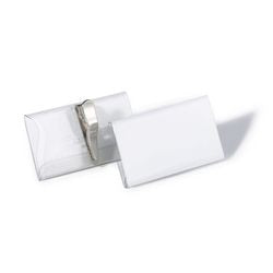 Badge durevole 8110-19 trasparente 25 pezzi 4 x 7,4 cm
