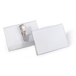 Badge durevole 8111-1 trasparente 25 pezzi 5,4 x 9 cm
