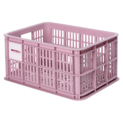 Basil fietskrat S - klein - 17.5 liter - roze