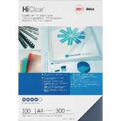 Copertine per rilegatura hiclear gbc pvc trasparente 300micron