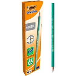 Pencille BIC Evolution, L: 17,5 cm, HB, spessore 7 mm, riempimento di 2 mm, 12 pezzi 1 scatola