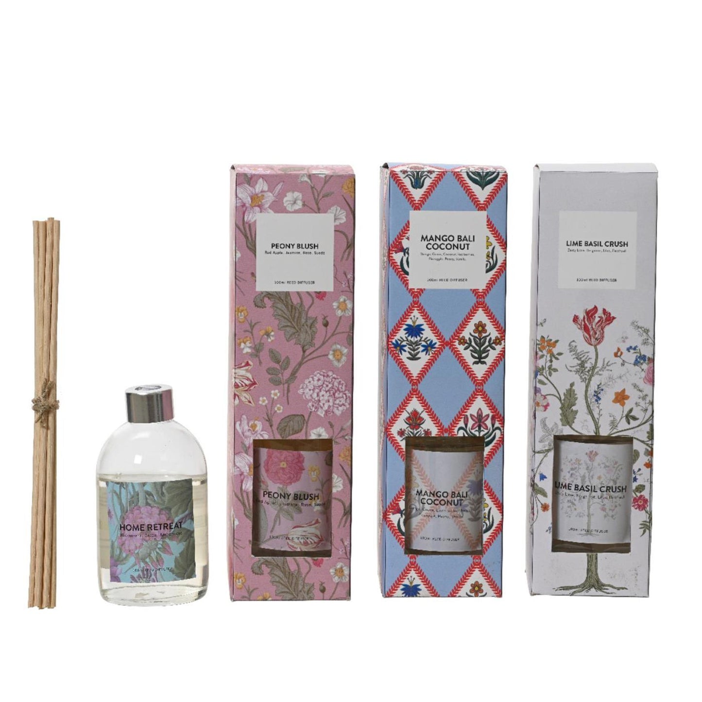 Vaso Decoris con varillas aromáticas 100ml
