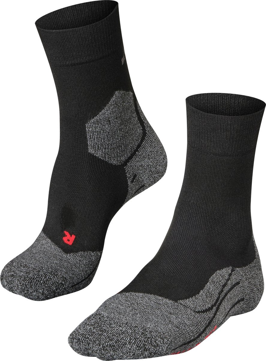 Falke ru3 anti-blaar lyocell functioneel materiaal hardloopsokken heren zwart - maat 49-50