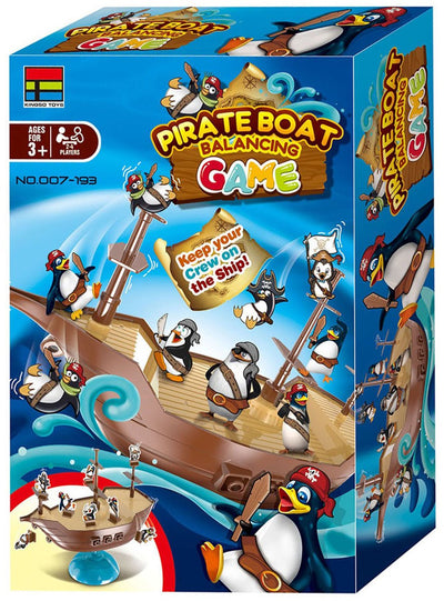 Pirate boat balance game