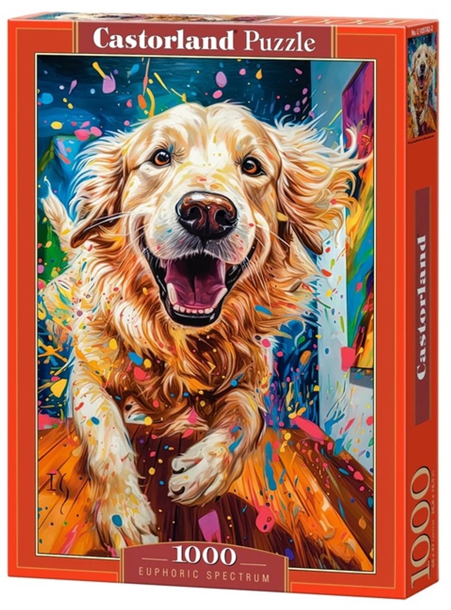 Castorland puzzel euphoric spectrum - 1000 stukjes kleurrijk legpuzzel.