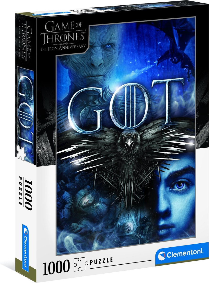 Puzzle Clementoni per adulti - Game of Thrones, puzzle 1000 pezzi, 10+ anni - 39589