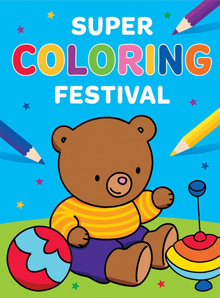 Deltas Super Coloring Festival Color Book