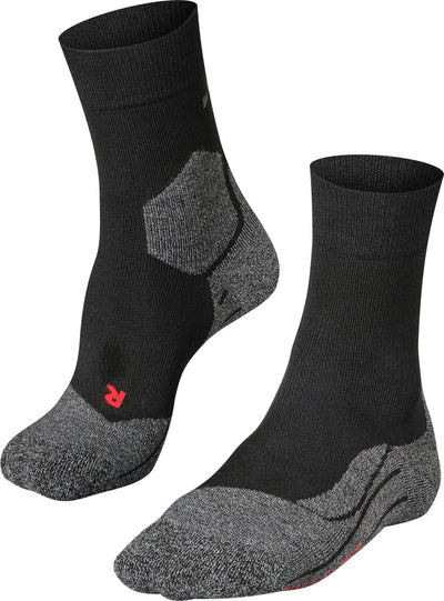 Falke ru3 anti-blaar lyocell functioneel materiaal hardloopsokken heren zwart - maat 39-41
