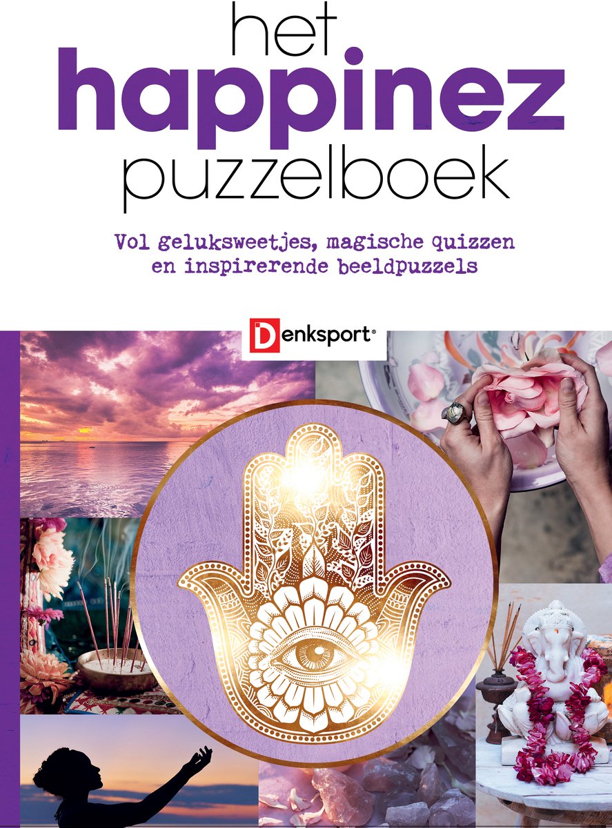 Denksport - het happinez puzzelboek - inspirerende beeld puzzels