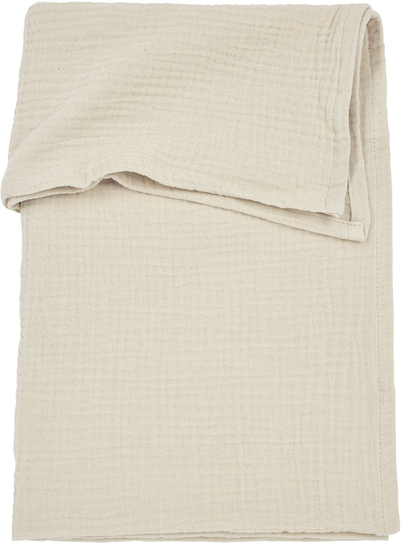 Meyco baby uni wieglaken - pre-washed hydrofiel - soft sand - 75x100cm - 0.3 tog