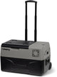 Steamy -e single zone elektrische compressor koelbox op wielen - 28 liter - 12v en 230v - voor auto en camping - grijs