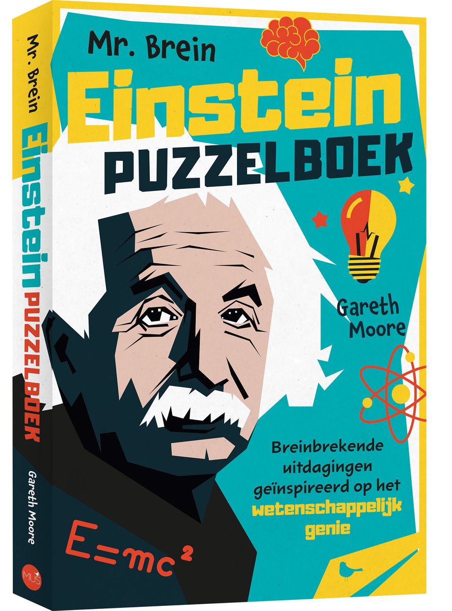 Libro de rompecabezas del señor cerebro einstein