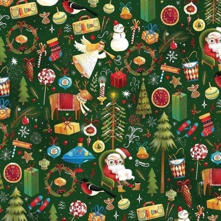 Rollo de papel de regalo navideño. 0,70x200 met