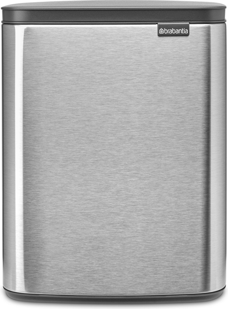 Brabantia bo prullenbak - 12 liter - matt steel fingerprint proof