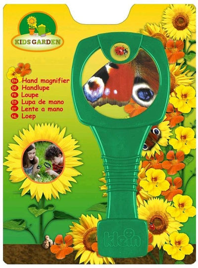 Klein toys experiment set - with magnifying glass and tweezers - green